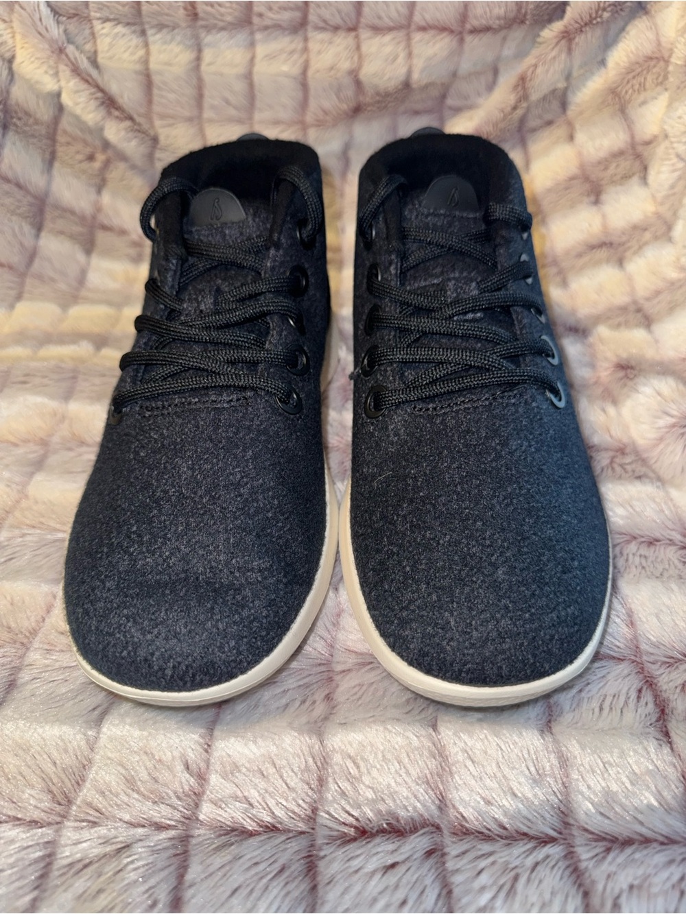 allbirds Men’s Natural Black (Blizzard) Tree Topper Sneakers